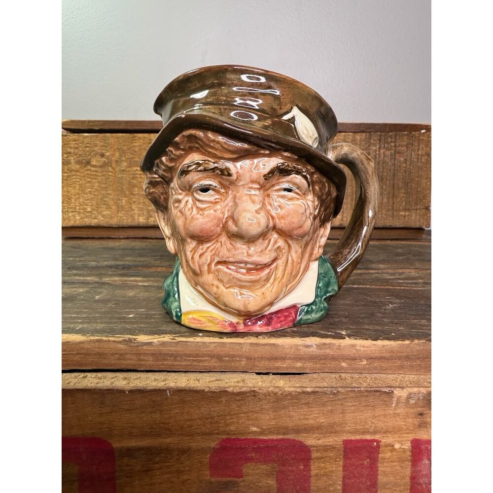 Paddy Vintage Royal Doulton 3 1/8" Small Toby Jug Character Mug 1940s